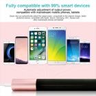 Plastic Power Bank - 2020 newest type c fast charge Shaking or touching LED light on 10000mAh power bank LWS-001